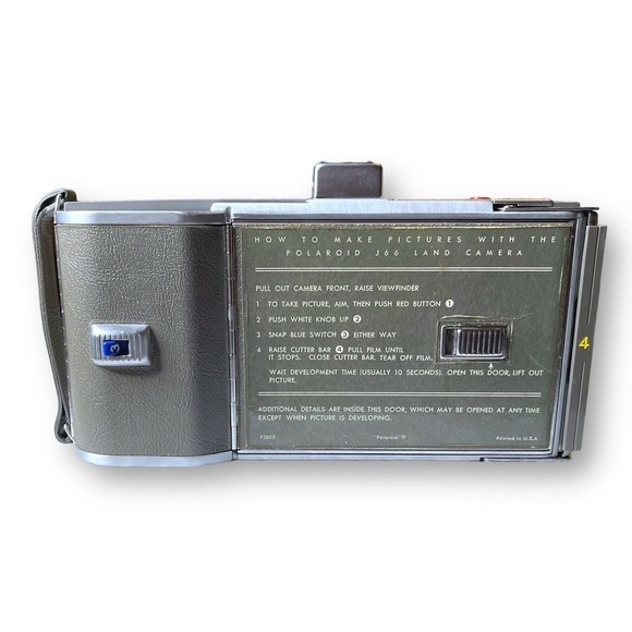 Vintage Polaroid Land Camera Model J66 Instant Photography w/ Case Untested - Picture 4 of 13